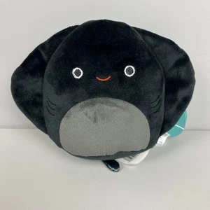 Original Squishmallows Fen Fang The Sting Ray 6" Plushy Stuffed Toy Black NWT - Picture 1 of 8