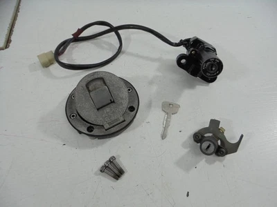 1999-2002 Yamaha YZFR6 YZF R6 OEM Interruptor de Ignição Combustível Gás Trava de Assento de Gato com Chave - Imagem 1 de 4