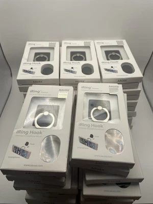 LOT OF 50-Genuine AAUXX iRing Premium Mount Grip / Holder and Kickstand, BLACK - Image 1 of 4