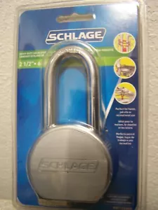 Schlage Padlock Heavy Duty Solid Steel 2 1/2" - Picture 1 of 1