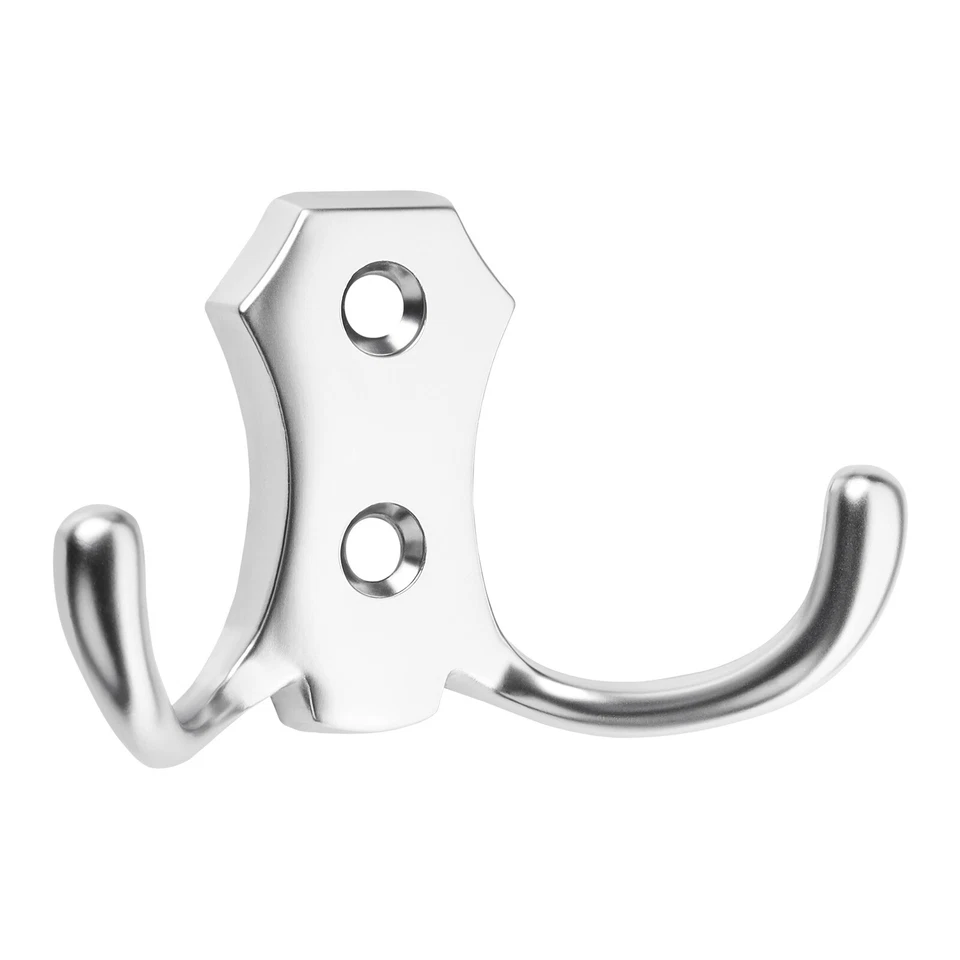 Mantelhaken Garderobenhaken Kleiderhaken Chrom matt