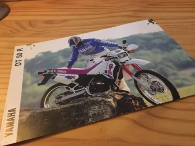 Yamaha DT50R DT50 R Dt 50 Catálogo Moto Folleto Prospecto Folleto Francesa - Imagen 1 de 4