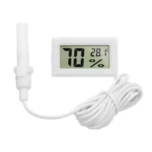 Termohigrometro Termometro LCD digital temperatura humedad CON SONDA REF C-5 - Imagen 1 de 8