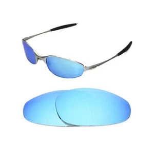 NEW POLARIZED CUSTOM ICE BLUE LENS FOR OAKLEY A WIRE 2.0 SUNGLASSES - Picture 1 of 4