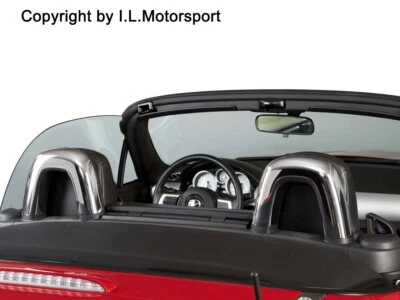 I.L. MOTORSPORT GMBH MX-5 Designbügelabdeckung Abdeckung verchromt Mazda MX-5 NC & NC/FL 05-15