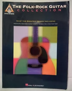 The Folk-Rock Guitar Collection 14 Canciones Hal Leonard Guitarra/Voz/Notación/Pestaña - Imagen 1 de 9