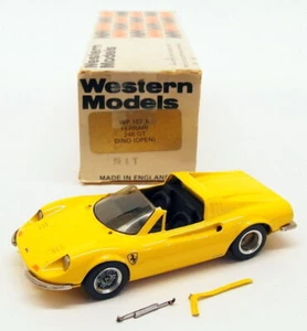 Western Models 1/43 Scale WP107X - Ferrari 246 GT Dino Open - Yellow Damaged - Picture 1 of 4