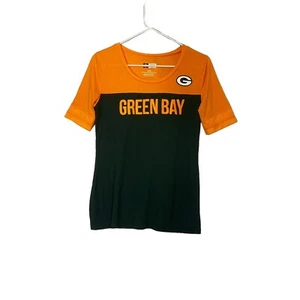 Camiseta de fútbol americano para mujer Green Bay Packers mediana verde logotipo estampado gráfico NFL - Imagen 1 de 10
