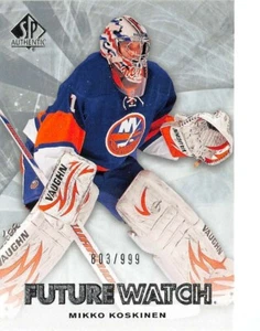 2011-12 SP Authentic #206 Mikko Koskinen RC /999 - Bild 1 von 2