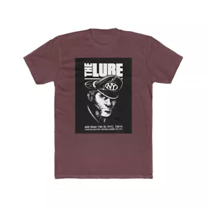 NYC The Lure Leather Uniform Bar Men's Cotton Crew Tee Meatpacking District - Picture 1 of 13