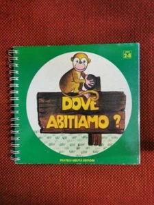 DOVE ABITIAMO ANNI 2-8 ed  MELITA 1987 CON ANELLE libro bambini L2/M ° - Imagen 1 de 2