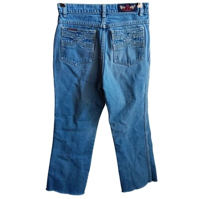 Jeans vintage para hombre discoteca bootcut 28x28 años 80 JC PENNEY bordado DENIM BOLSILLO Foto 1 de 4