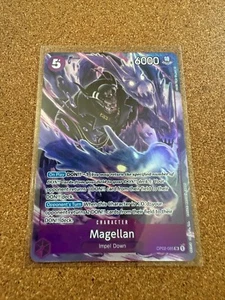 One Piece Paramount War Magellan OP02-085 SR Alt Art English - Foto 1 di 2