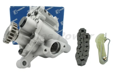 06H115105AM Pierburg Oil Pump With Tensioner&Chain For Audi A4 Q5 VW 1.8T 2.0T - Image 1 of 4