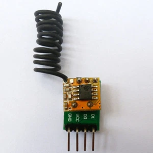 3g Light Weight Small Size 17 * 12 * 9mm 2 Channels RF Wireless Decoder Receiver - Picture 1 of 3