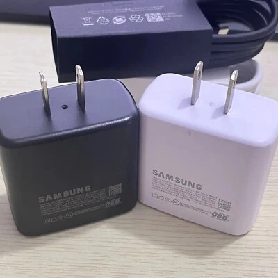 Original 45W Super Fast Charger &Type C Cable for Samsung Galaxy S22 S22+ Ultra - Image 1 of 4