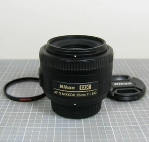 Nikon DX AF-S NIKKOR 35mm f/1.8 G Wide Angle Lens For DX DSLRs - Picture 1 of 7