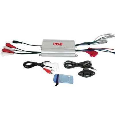 Verstärker Marine PLMRMP3A 4 Kanäle Mit Eingang MP3 / Aux High/Low Level - Bild 1 von 4