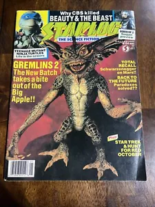 STARLOG Magazine #154 Beauty and the Beast Science Fiction Star Trek 1990 - Picture 1 of 2