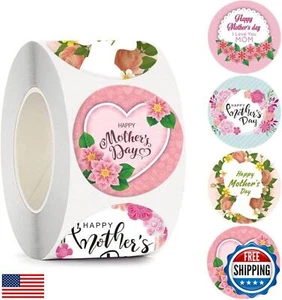 500 PCS Happy Mothers Day Stickers, Mothers Day Decorations Label Stickers, M - Picture 1 of 5