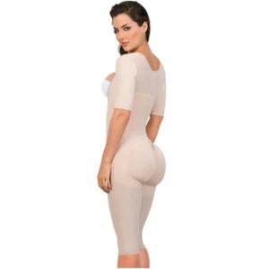 Faja Colombiana Post Operatoria Completa With Bust Strap & Sleeves Maria E 9142 - Picture 1 of 7