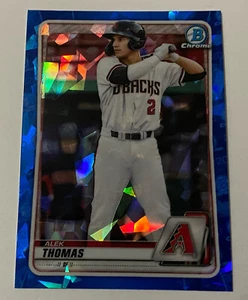 Bowman Chrome Draft Blue Sapphire Refractor Alek Thomas SP 2020 - Imagen 1 de 2