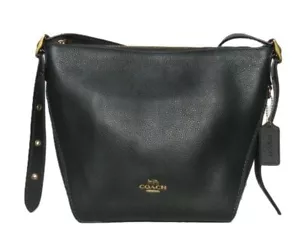 Coach Forest Green Pebble Leather VAL Dufflette Crossbody Purse Bag E2192 21377 - Bild 1 von 9
