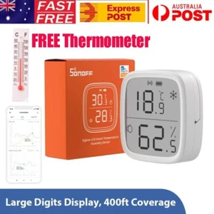 SONOFF SNZB-02D 2.5" Zigbee LCD Smart Temperature Humidity Sensor Smart Scene^ - Picture 1 of 10