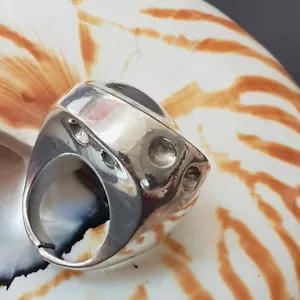 Lapponia Ring, Poul Havgaard 1973, Silber XXL Ring, 925, Sterling, Finnland - Bild 1 von 8
