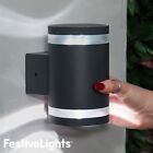 Solar Stainless Steel Anthracite LED Welcome Outdoor Wall Security Light | House