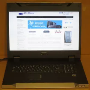 HP HPE LCD8500 18,5" WXGA + TFT LCD 75Hz 1U INTL Konsola do montażu w szafie Tylko AF644A - Zdjęcie 1 z 13
