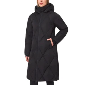 Mondetta Ladies' Diamond Quilt Down Parka Size  S  Black - Picture 1 of 8