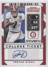 2020 Panini Contenders Draft Picks College Ticket Trevon Diggs Rookie Auto RC
