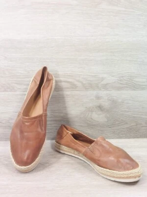 Zapatos cómodos Aldo Telassi sin cordones mocasines planos de cuero marrón/bronce EU41/US10.5 Foto 1 de 4