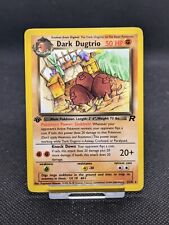 Dark Dugtrio 23/82 Non Holo Team Rocket Set Rare Pokemon WOTC NM 