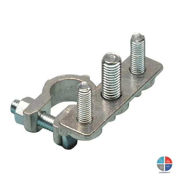 Cosse batterie positive 2 tiges M6 +1 tige M8 - Photo 1/1