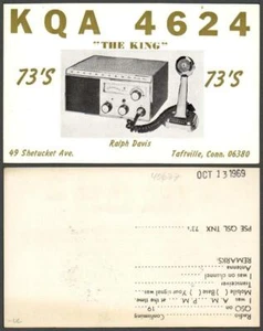 POSTAL VINTAGE DE CONECTICUT Taftville - Imagen 1 de 1