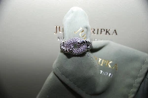 EINGESTELLT JUDITH RIPKA DIAMONIQUE KREIS RING GRÖSSE 9,25 - Bild 1 von 7