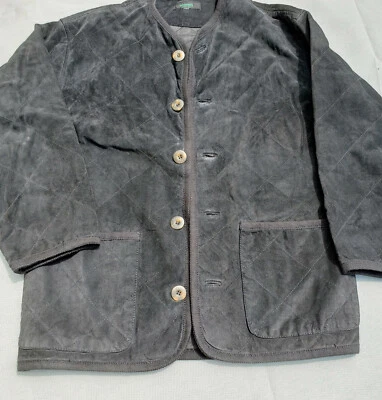 Chaqueta de gamuza acolchada negra Bottega Veneta Foto 1 de 4