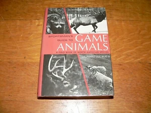 Vintage 1968 Outdoor Life Sportsman's Guide to Game Animals HC/DJ Book, L.L. Rue - Picture 1 of 7