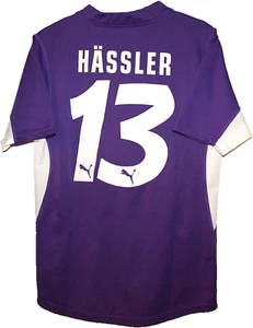 2003 MATCH WORN #13 HASSLER Austria Salzburg Football Shirt Jersey PUMA size L - Picture 1 of 6