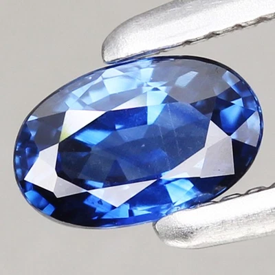 Precious! 0.3ct Oval 4.8x3mm Natural Heated Australian Blue Sapphire Gemstone - Image 1 of 4