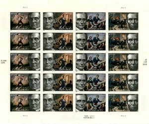 2008 A. Lincoln 42cents Twenty Stamps Forever Self-adhesive Stamps Brand New - Picture 1 of 2