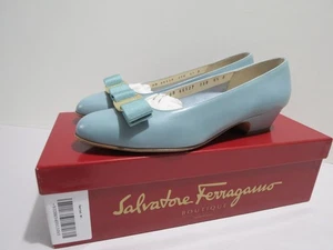 Salvatore Ferragamo Damenschuhe Lillaz Pool Kalbsleder, Italien, Größe 6,5 B - Bild 1 von 15