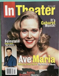 Rebecca Luker In Theater Magazine March 13 1998 The Sound of Music No Label. - Picture 1 of 4