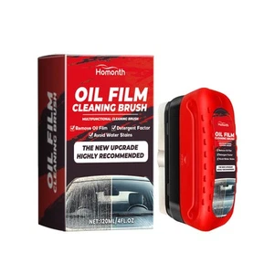 120ml Car Automotive Glass Oil Film Cleaner All-in-one Brush Removal Fluid - Picture 1 of 6