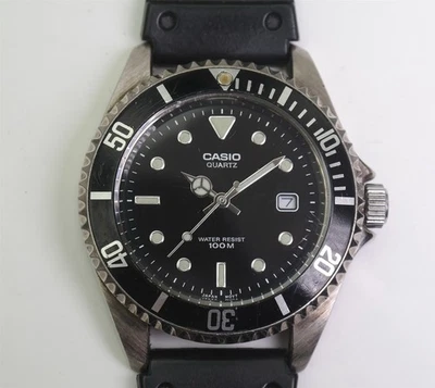 Men's CASIO 43mm Dive watch MTD-1010 W/ New Battery Diving Submariner style - image 1 of 4