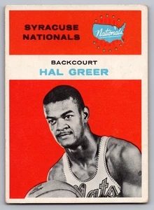 1961-62 FLEER #16 HAL GREER NATIONALS ROOKIE - Picture 1 of 3