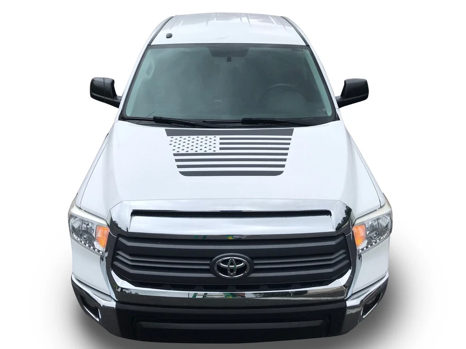 Calcomanías para Toyota Tundra capó central rayas vinilo gráficos pegatinas 2014-2021 Foto 1 de 4