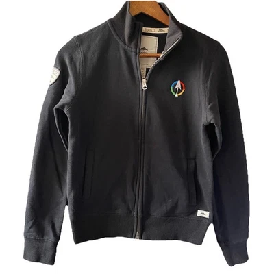 Roots 73 Canada Full Zip Jacket Black Womens S Athleisure Casual - Image 1 of 4